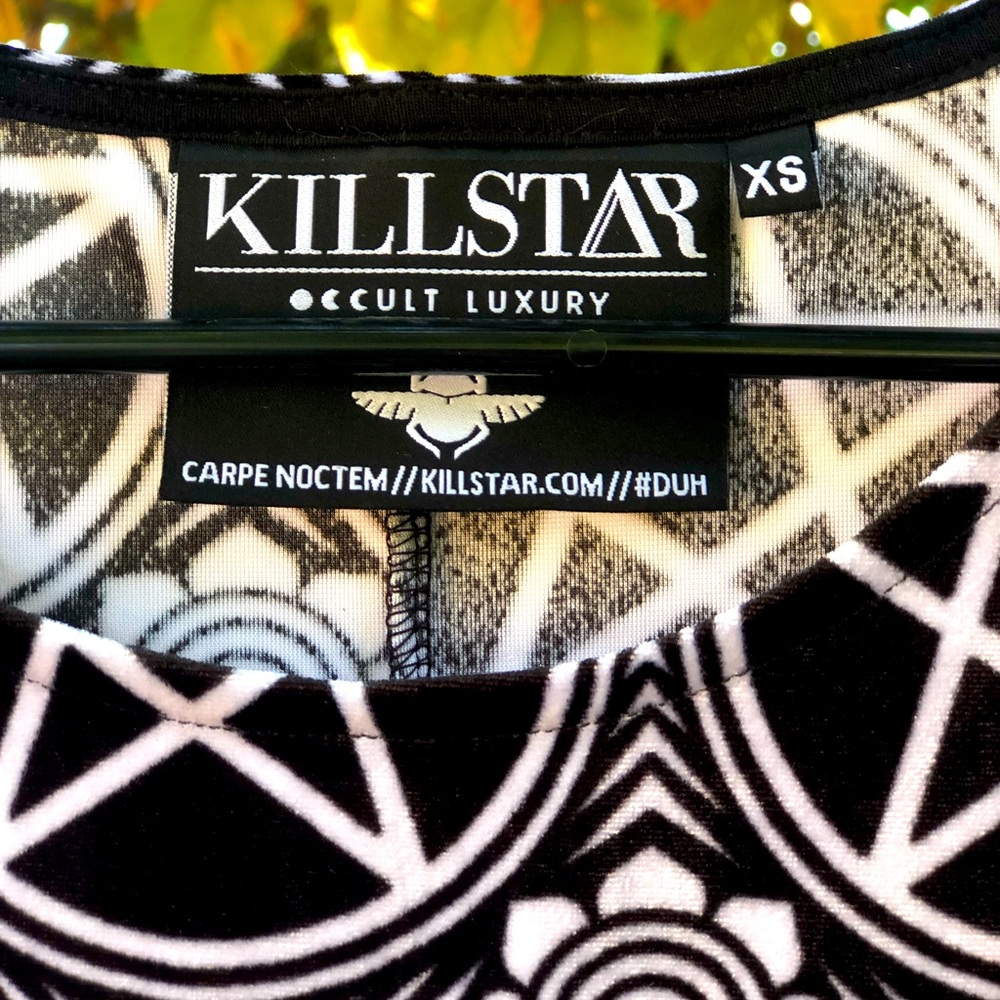 Killstar Pentagram Patterned Dress - image 6